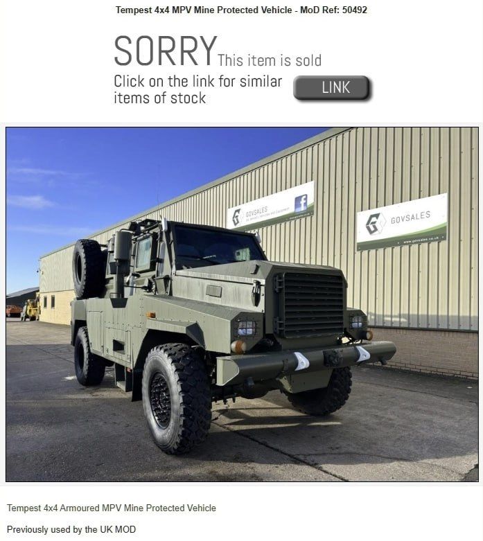 В Днепропетровской области операторы 14 бригады СпН сожгли бывшую британскую ББМ Tempest 4x4 MPV В Днепропетровской области операторы 14 бригады СпН сожгли бывшую британскую ББМ Tempest 4x4 MPV