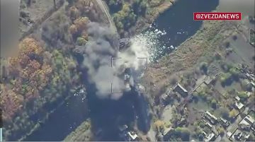 ВКС России разбомбили мост через реку Волчья в Днепропетровской области — его использовали ВСУ для поставок вооружения, военной техники и боеприпасов