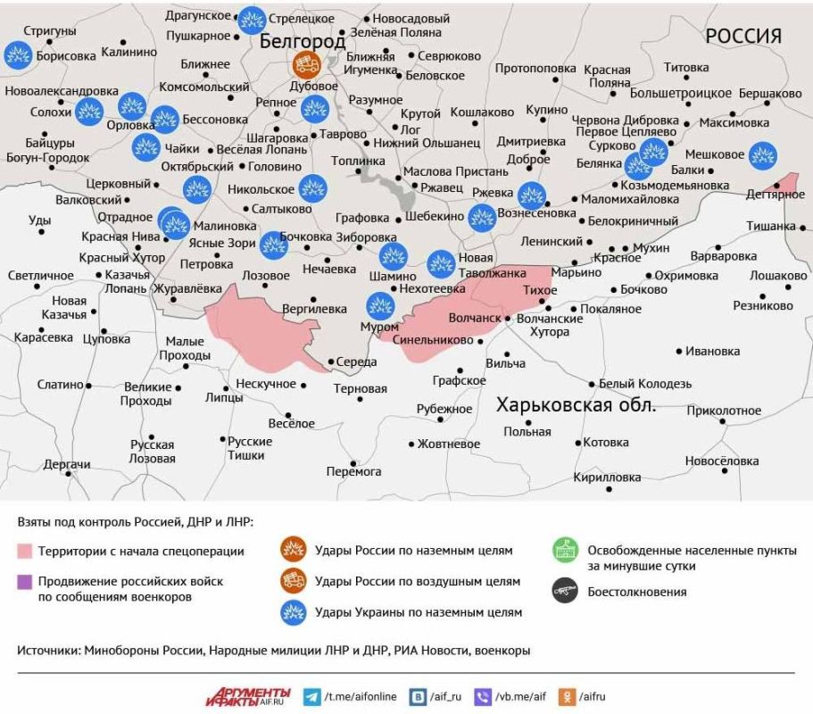 Карта боевых действий в зоне СВО на 31 октября 2025 года Карта боевых действий в зоне СВО на 31 октября 2025 года