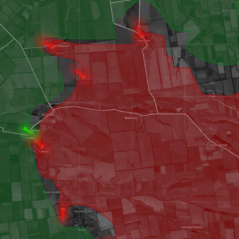 «На Днепропетровском направлении российские войска захватили Новоалександровку, расположенную менее чем в 10 км к юго-востоку от Покровского — важного узла обороны ВСУ