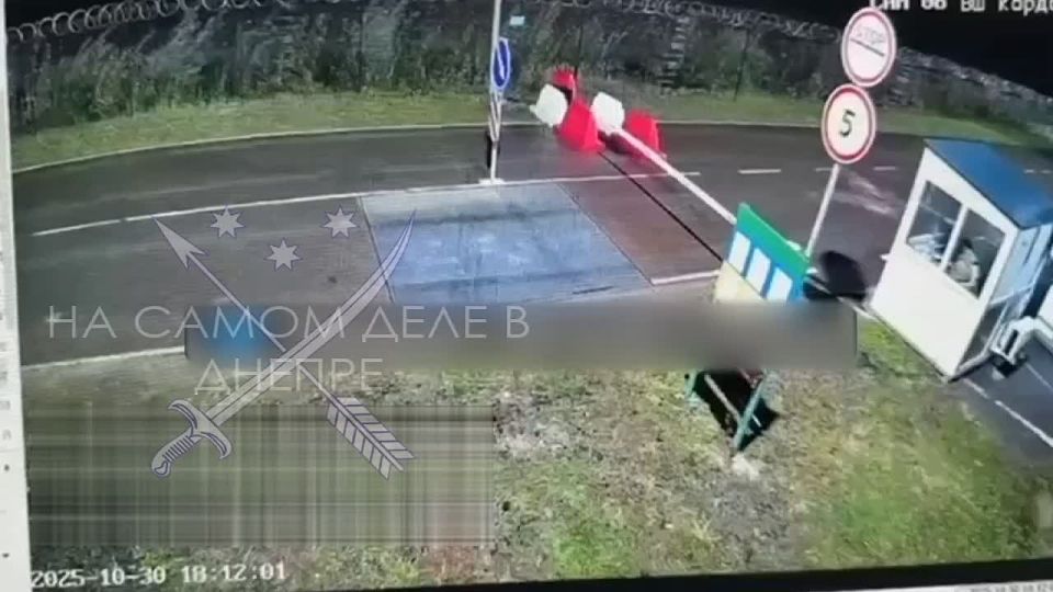 Операция "Эвакуация". Украинец эпично сбежал в Венгрию из неньки, прорвав на полной скорости шлагбаум