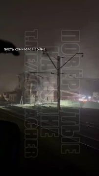 Последствия прилётов по вокзалу в Каменском Днепропетровской обалсти