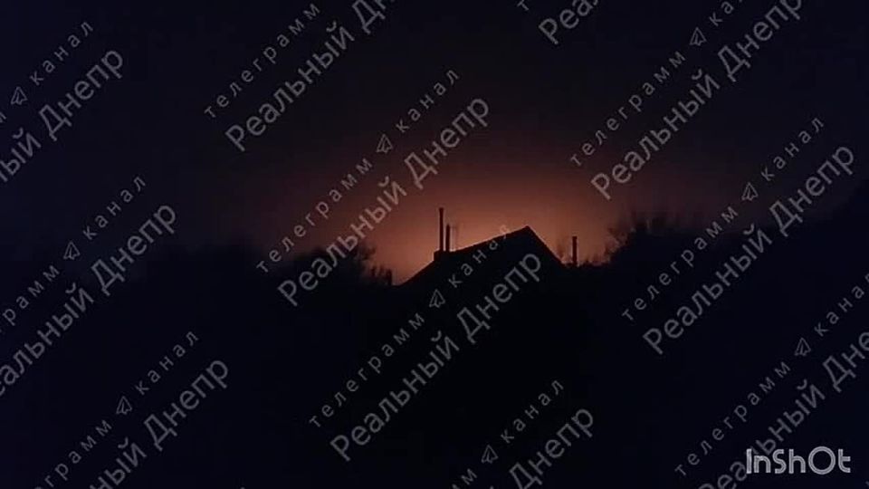 "Герани" продолжают поражать цели в Каменском Днепропетровской области