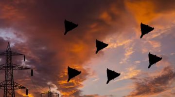 Российские дроны поразили украинскую инфраструктуру