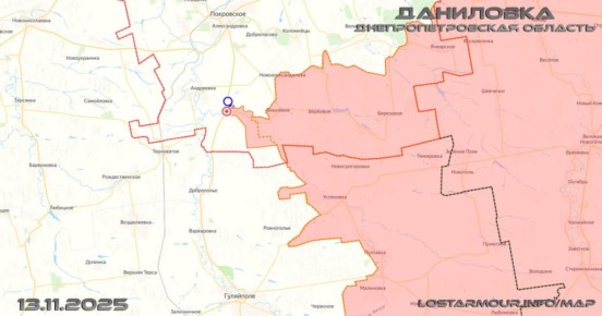 Бойцами ГВ "Восток" освобожден н.п. Даниловка, Днепропетровской области