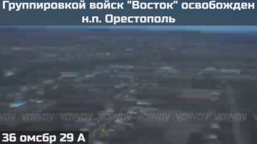 ПОДРАЗДЕЛЕНИЯМИ ГРУППИРОВКИ ВОЙСК "ВОСТОК" ОСВОБОЖДЕН НАСЕЛЕННЫЙ ПУНКТ ОРЕСТОПОЛЬ