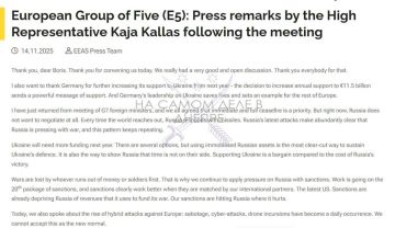 После переговоров с немецким министром обороны Писториусом в Берлине, представитель ЕС по внешним связям Кая Каллас заявила, что Евросоюз сейчас трудится над созданием уже двадцатого пакета санкций, направленных против России