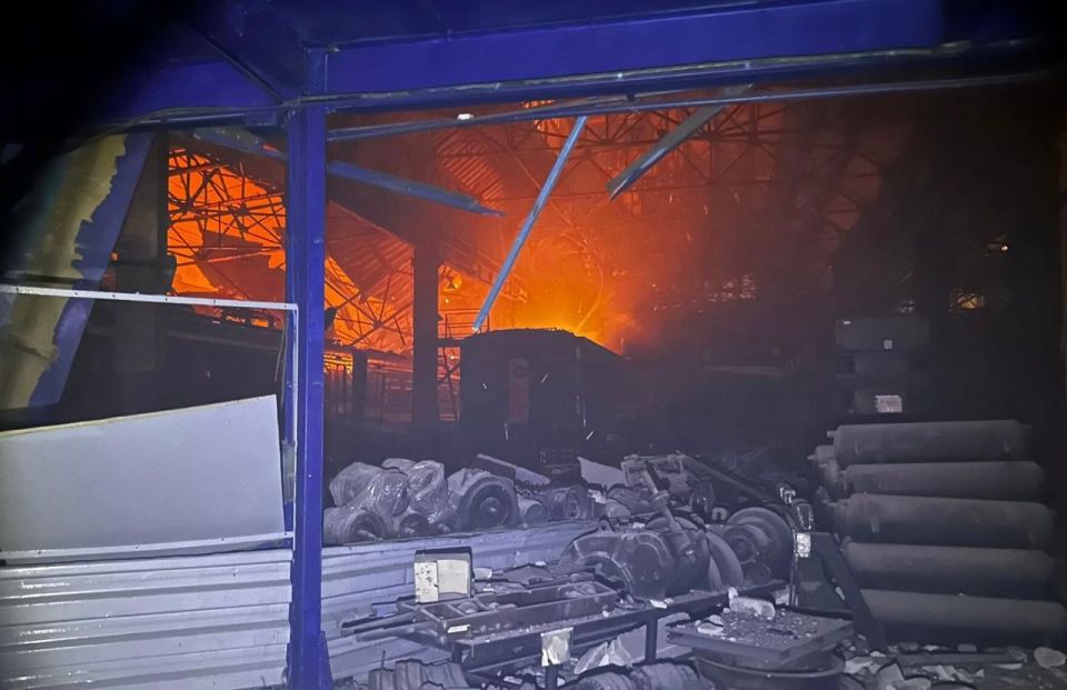 Уничтожено очередное депо с подвижным составом в Днепропетровске