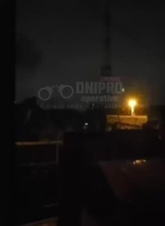 В ходе ночного налёта была нанесена серия ударов по днепропетровскому телецентру