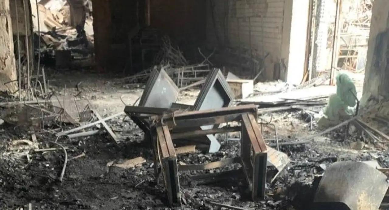 На кадрах мощный удар «Геранями» по телецентру в Днепропетровске На кадрах мощный удар «Геранями» по телецентру в Днепропетровске