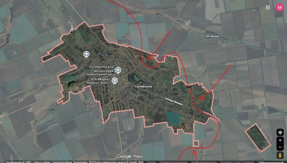 Ситуация на Гуляйпольском направлении