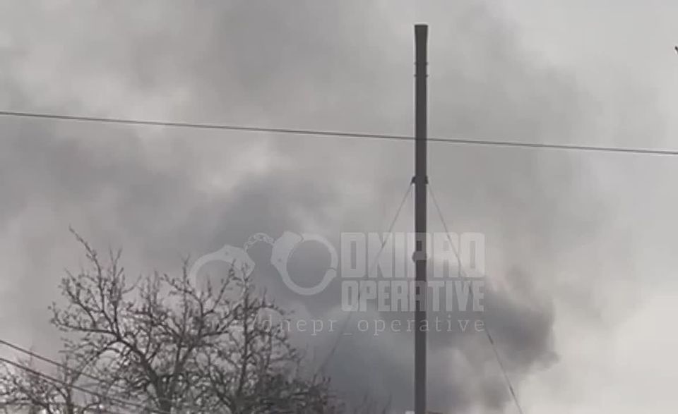 Сообщается в прилете в Павлограде в Днепропетровской области