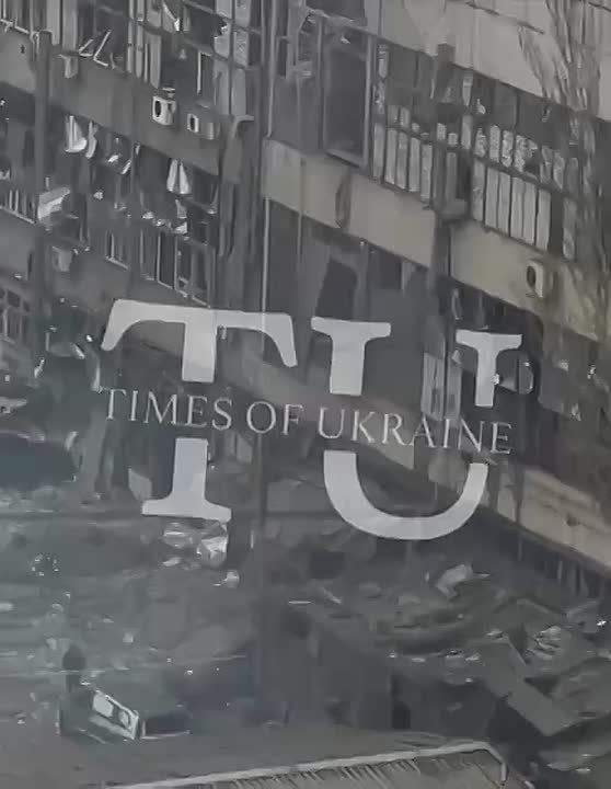 Последствия прилета "Искандера" в Днепропетровске