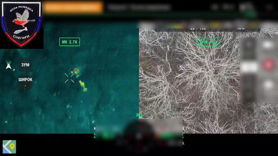 Разведчики 37 гвардейской мотострелковой бригады 36 армии группировки войск "Восток" наносят смертельные удары по живой силе противника на стыке Днепропетровской и Запорожской областей