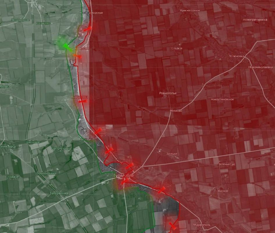 «На Днепропетровском направлении продолжаются бои за Гуляйполе
