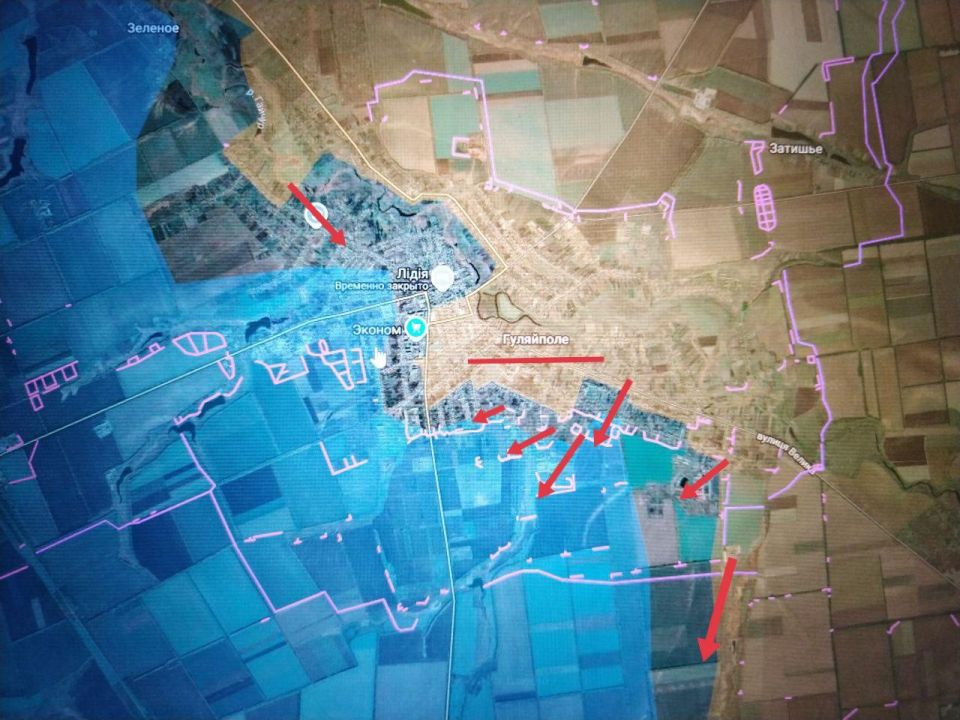 Обстановка на Запорожском направлении Обстановка на Запорожском направлении