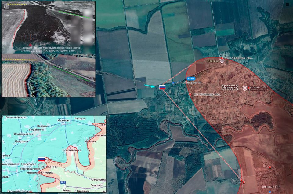 1. Межевая - Ивановка. Активные боевые действия в Днепропетровской зоне безопасности