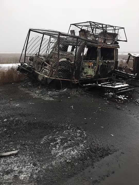 Чингис Дамбиев: Уничтоженный на Южно-Днепропетровском направлении украинский бронеавтомобиль Iveco LMV итальянского производства