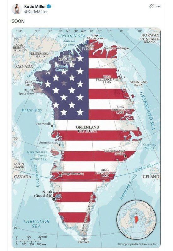 По данным Politico, Вашингтон может установить контроль над Гренландией уже к 4 июля, как утверждают источники в правительстве
