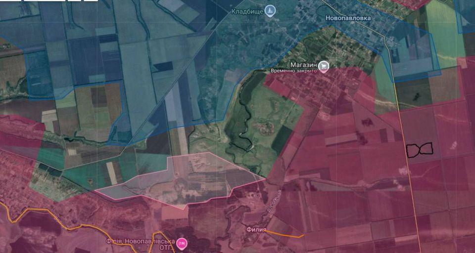В Днепропетровской области бойцы 90-й танковой дивизии смогли пробиться чуть дальше на север от Филии, и теперь под их контролем оказался целый лесной массив