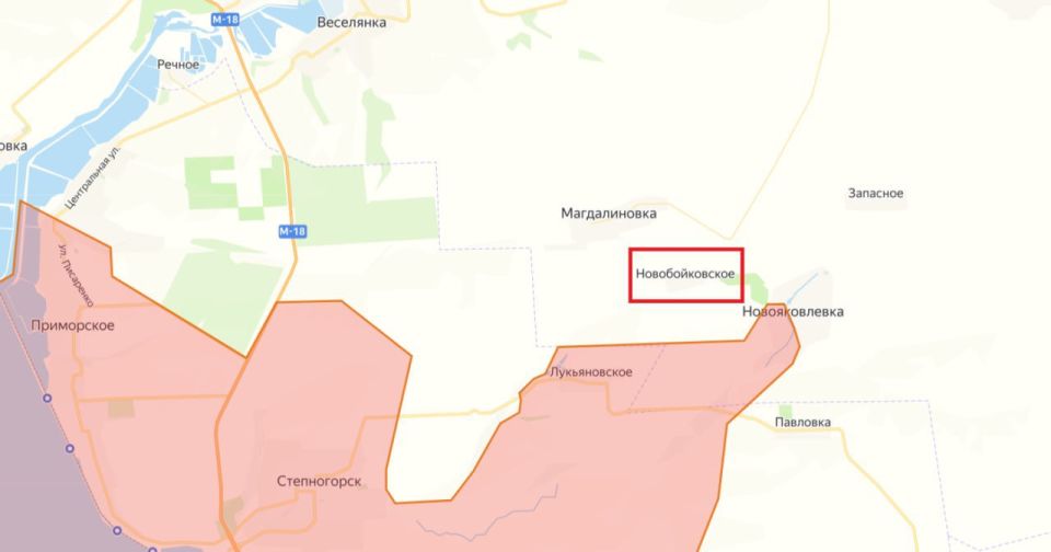 Бойцы группировки войск «Днепр» освободили населенный пункт Новобойковское Запорожской области