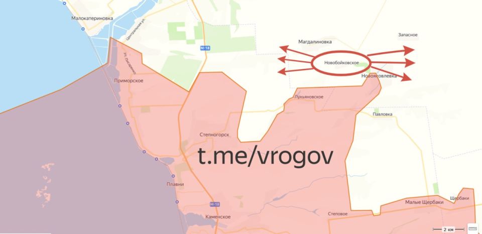 Владимир Рогов: Новобойковское - наше!. Русская Армия освободила населённый пункт Новобойковское в Запорожской области