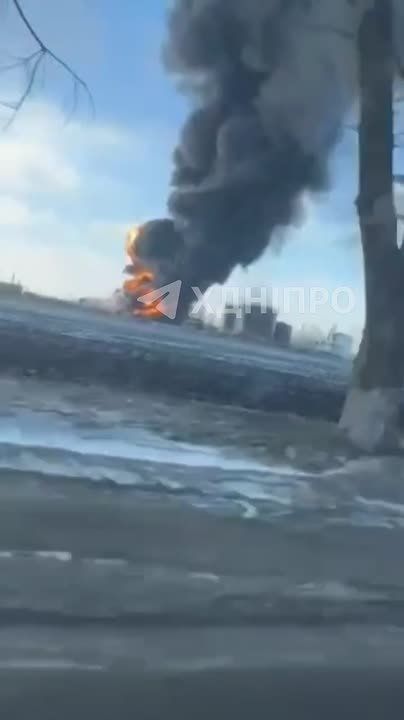 Записки ветерана: Нефтебаза в п. Губиниха, Днепропетровской области после ночных обработок ВС РФ