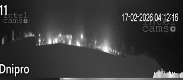 Видео пожара в Днепропетровске после прилёта "Гераней" этой ночью