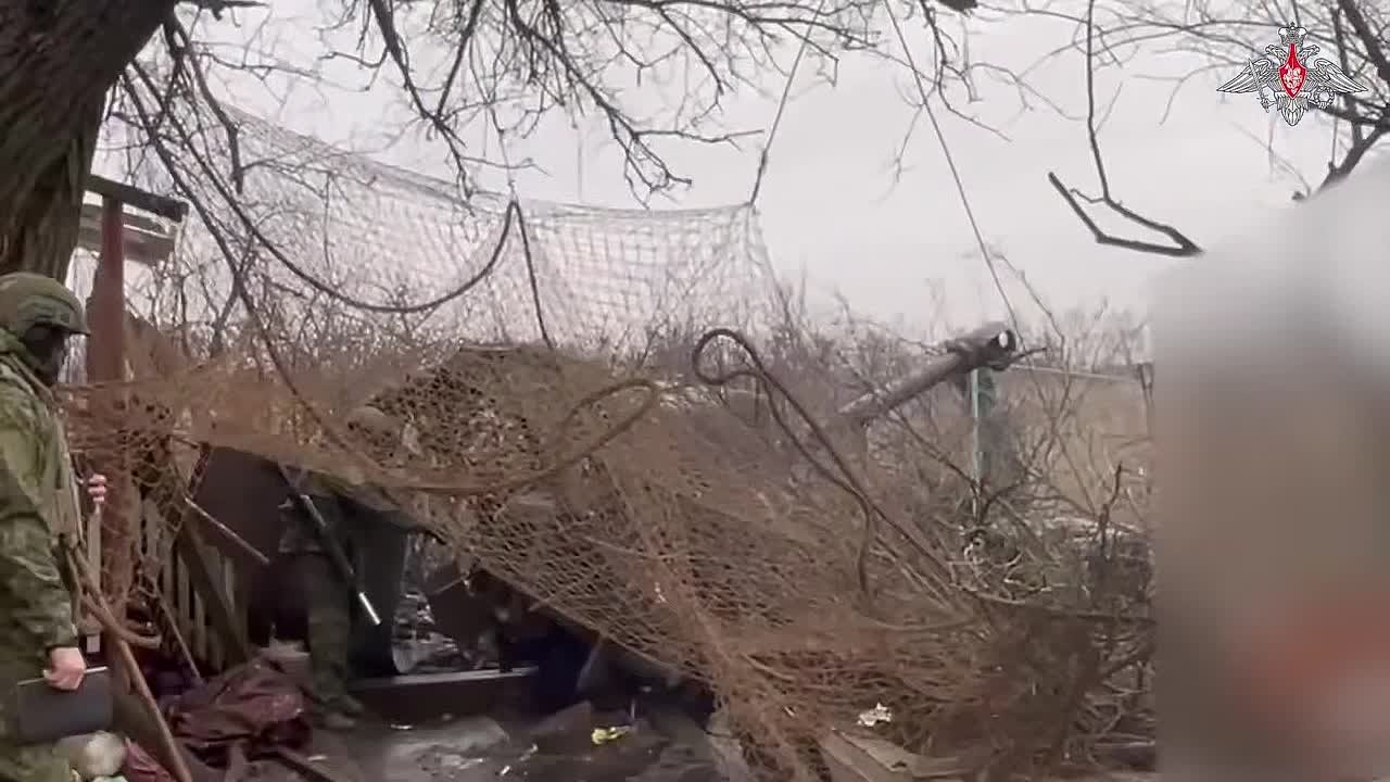 Расчеты гаубиц Д-30 группировки войск «Центр» уничтожили опорный пункт и живую силу формирований ВСУ на Днепропетровском направлении