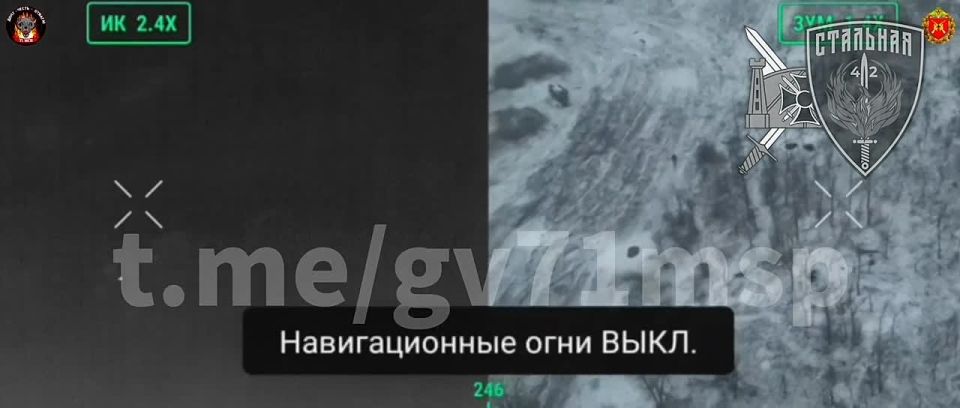 Боец 71-го полка 42-й гвардейской дивизии 58 ОА из состава ГрВ "Днепр" уничтожил укрытие ВСУ с ПТРК миной ТМ-62 на Запорожском направлении
