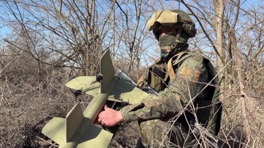 Зенитный расчёт ПВО группировки войск «Днепр» уничтожил ударный БПЛА ВСУ в Херсонской области