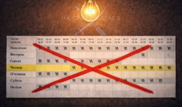 Изменения в графиках отключения света с 19:00 до 22:00 для абонентов ЦЭК: