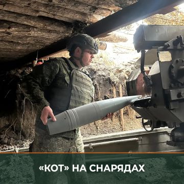 Минобороны России: Гвардии рядовой Константин с позывным «Кот» в составе расчёта «Мста-Б» результативно уничтожает цели на правобережье Днепра, ровняет с землёй вражеские укрепрайоны, наносит огневое поражение живой силе...