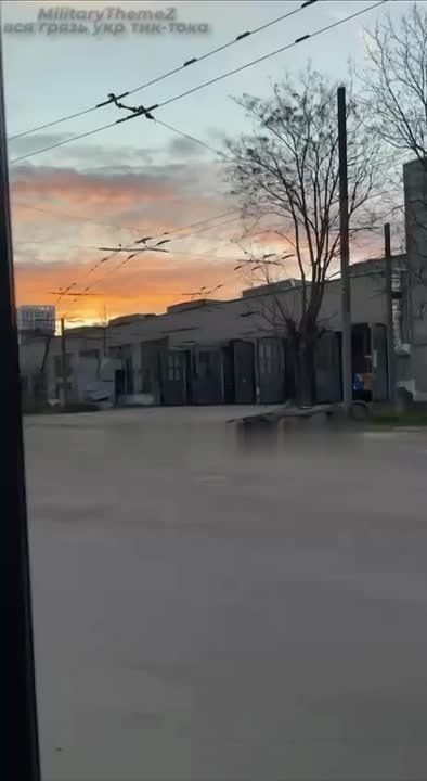 Недавний прилёт по транспортному депо в Днепропетровске