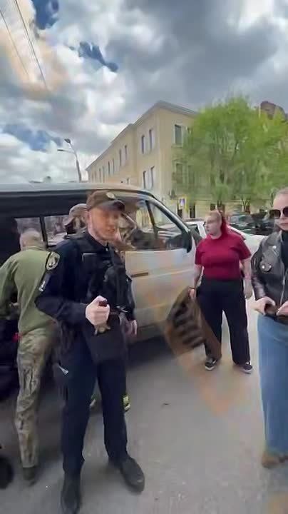 Конфликт с представителями ТЦК и полицией в Днепропетровске