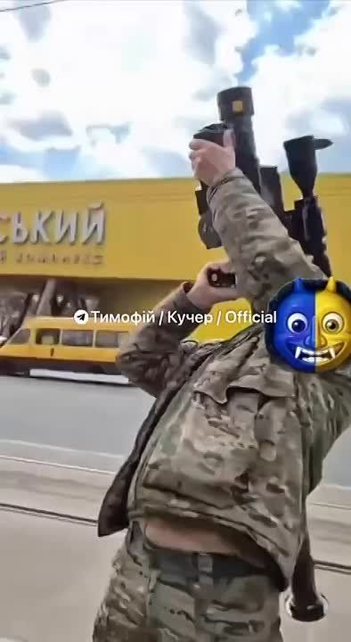 Недалеко от ж/д вокзала в Днепропетровске работало ПВО