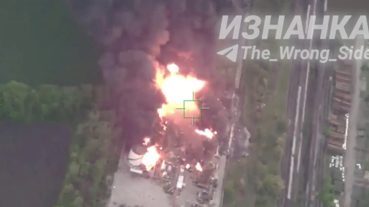 Прилёт по нефтехранилищу в населённом пункте Самар Днепропетровской области Прилёт по нефтехранилищу в населённом пункте Самар Днепропетровской области