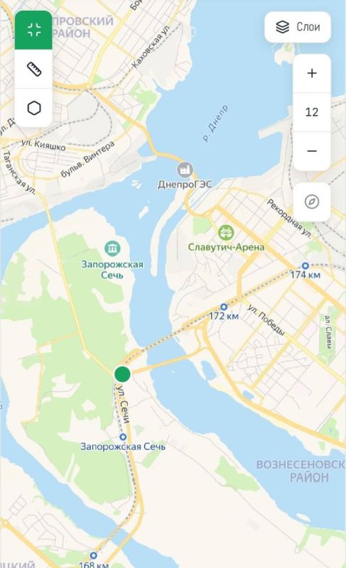 Движение по ДнепроГЭС и Преображенскому мосту в Запорожье перекрыто Движение по ДнепроГЭС и Преображенскому мосту в Запорожье перекрыто