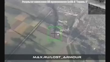Поражение хранилища ГСМ в Губинихе Днепропетровской области
