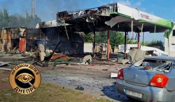 ВС РФ ударили по двум АЗС в Софиевской общине Криворожского района