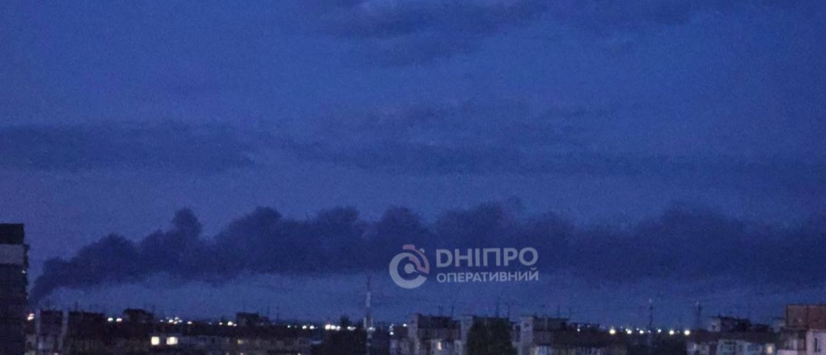 Снова Днепропетровская область, очередной логистический терминал в огне Снова Днепропетровская область, очередной логистический терминал в огне
