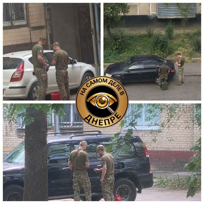В Днепропетровске сотрудники ТЦК внаглую воруют чужой бензин