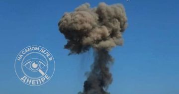 В Кривом Роге дважды за утро было атаковано промышленное предприятие, после второго удара начался пожар