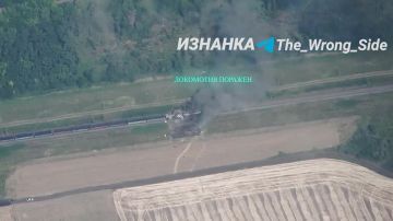 Удары при помощи БпЛА «Герань-4 Сикер» по локомотивам врага в районе н.п. Божедаровка Днепропетровской области