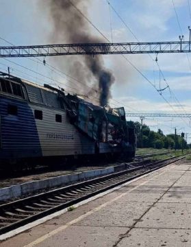 В Днепропетровской области уничтожен очередной дефицитный чешский электровоз