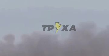 Пожар начался после работе "Искандеров" по целям в Полтаве