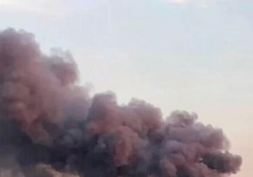 О сильном пожаре на месте прилёта по промышленному объекту в Днепропетровской области сообщают украинские каналы
