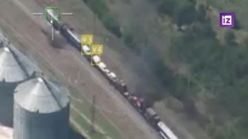 ВС РФ уничтожили эшелон с военной военной техникой ВСУ в Днепропетровской области