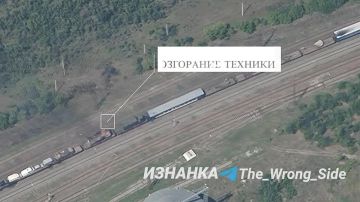 Комбинированным ударом ракетного вооружения и БпЛА уничтожен железнодорожный эшелон с военной техникой украинских формирований