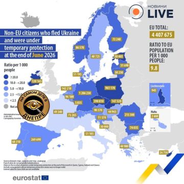Число украинских беженцев в ЕС растет